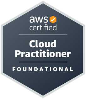 AWS Cloud Practitioner badge